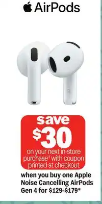 Meijer Apple Noise Cancelling AirPods offer