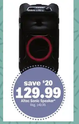 Meijer Altec Sonic Speaker offer