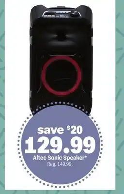 Meijer Altec Sonic Speaker offer