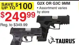 Dunham's Sports TAURUS G2X OR G3C 9MM offer