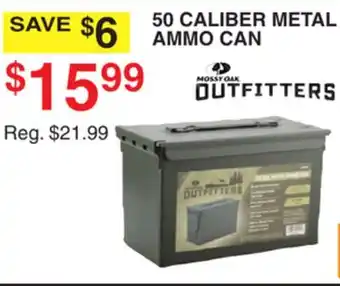 Dunham's Sports 50 CALIBER METAL AMMO CAN offer