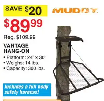 Dunham's Sports MUDDY VANTAGE HANG-ON offer