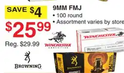 Dunham's Sports WINCHESTER 9MM FMJ offer