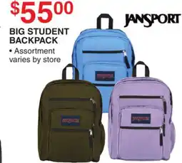 Dunham's Sports JANSPORT BIG STUDENT BACKPACK offer