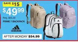 Dunham's Sports ADIDAS PRIME 7 BACKPACK offer