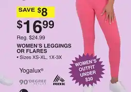 Dunham's Sports WOMEN'S LEGGINGS OR FLARES YOGALUX WOMEN'S OUTFIT offer
