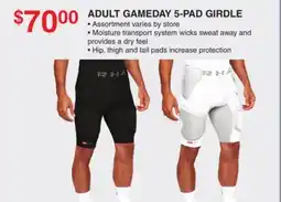 Dunham's Sports ADULT GAMEDAY 5-PAD GIRDLE offer