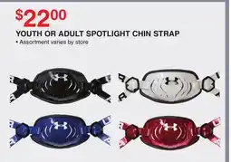Dunham's Sports YOUTH OR ADULT SPOTLIGHT CHIN STRAP offer