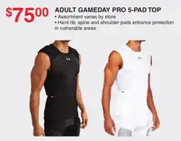 Dunham's Sports ADULT GAMEDAY PRO 5-PAD TOP offer