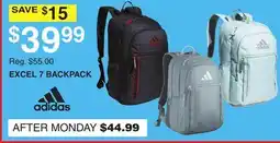 Dunham's Sports ADIDAS EXCEL 7 BACKPACK offer