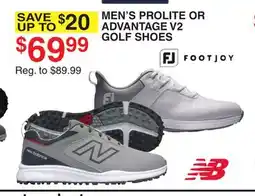 Dunham's Sports MEN'S PROLITE OR ADVANTAGE V2 GOLF SHOES offer