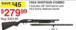 Dunham's Sports MAVERICK 12GA SHOTGUN COMBO offer