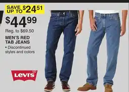 Dunham's Sports LEVI'S MEN'S RED TAB JEANS offer