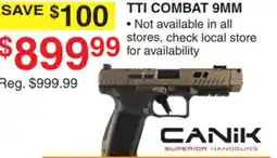 Dunham's Sports CANIK TTI COMBAT 9MM offer