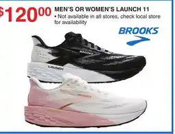 Dunham's Sports BROOKS MEN'S OR WOMEN'S LAUNCH 11 offer