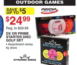 Dunham's Sports DX OR PRIME STARTER DISC GOLF SET offer