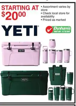 Dunham's Sports YETI offer