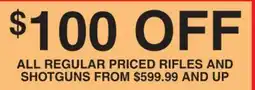 Dunham's Sports RIFLES AND SHOTGUNS offer