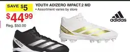Dunham's Sports ADIDAS YOUTH ADIZERO IMPACT.2 MD offer