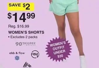 Dunham's Sports WOMEN'S SHORTS offer