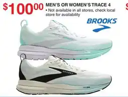 Dunham's Sports BROOKS MEN'S OR WOMEN'S TRACE 4 offer