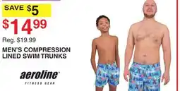 Dunham's Sports AEROLINE MEN'S COMPRESSION LINED SWIM TRUNKS offer