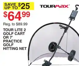 Dunham's Sports TOURMAX TOUR LITE 2 GOLF CART OR 7' PRACTICE GOLF HITTING NET offer