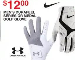 Dunham's Sports UNDER ARMOUR MEN'S DURAFEEL SERIES OR MEDAL GOLF GLOVE offer
