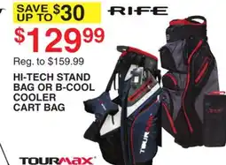 Dunham's Sports HI-TECH STAND BAG OR B-COOL COOLER CART BAG offer