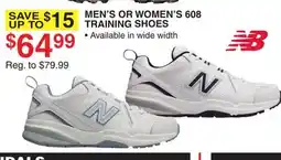 Dunham's Sports NEW BALANCE MEN'S OR WOMEN'S 608 TRAINING SHOES offer