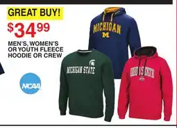 Dunham's Sports MEN'S, WOMEN'S OR YOUTH FLEECE HOODIE OR CREW offer