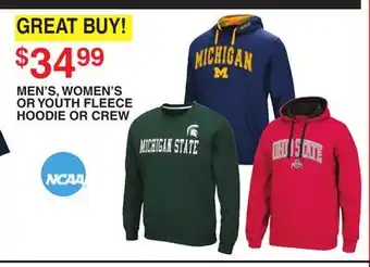 Dunham's Sports MEN'S, WOMEN'S OR YOUTH FLEECE HOODIE OR CREW offer