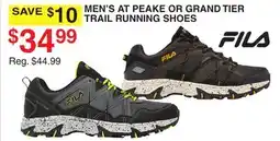Dunham's Sports FILA MEN'S AT PEAKE OR GRAND TIER TRAIL RUNNING SHOES offer