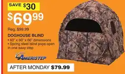 Dunham's Sports AMERISTEP DOGHOUSE BLIND offer