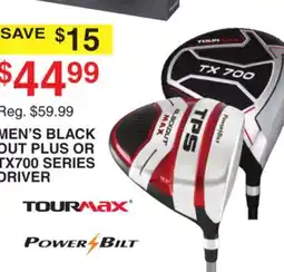 Dunham's Sports MEN'S BLACK OUT PLUS OR TX700 SERIES DRIVER offer