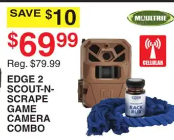 Dunham's Sports EDGE 2 SCOUT-N-SCRAPE GAME CAMERA COMBO offer