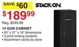 Dunham's Sports STACK-ON 14 GUN CABINET offer