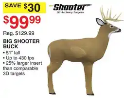 Dunham's Sports SHOOTER BIG SHOOTER BUCK offer