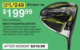 Dunham's Sports COBRA MEN'S RADSPEED DRIVER offer