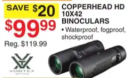 Dunham's Sports VORTEX COPPERHEAD HD 10X42 BINOCULARS offer