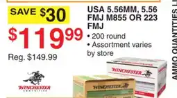 Dunham's Sports USA 5.56MM, 5.56 FMJ M855 OR 223 FMJ offer