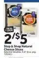 Stop&Shop Stop & Shop Natural Cheese Slices offer