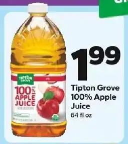 Save a Lot Tipton Grove 100% Apple Juice offer