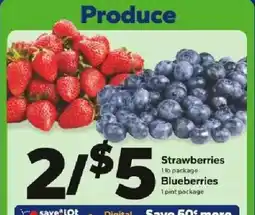 Save a Lot Strawberries and Blueberries offer