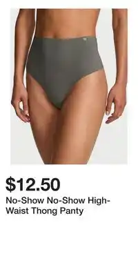 Victoria's Secret No-Show No-Show High-Waist Thong Panty offer