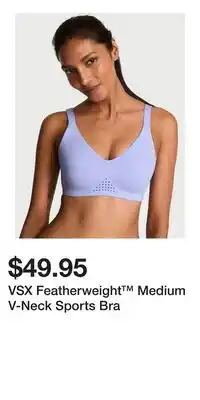 Victoria's Secret VSX Featherweight Medium V-Neck Sports Bra offer