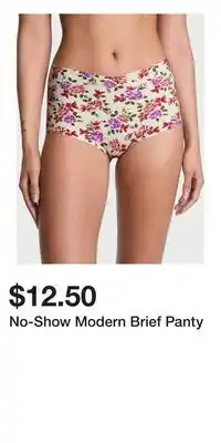 Victoria's Secret No-Show Modern Brief Panty offer