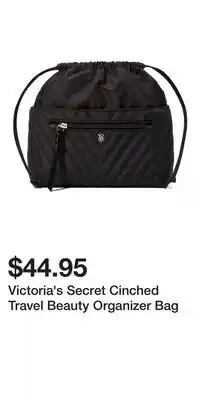 Victoria's Secret Victoria's Secret Cinched Travel Beauty Organizer Bag offer