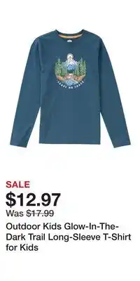 Cabela's Outdoor Kids Glow-In-The-Dark Trail Long-Sleeve T-Shirt for Kids offer