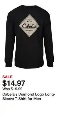 Cabela's Cabela's Diamond Logo Long-Sleeve T-Shirt for Men offer
